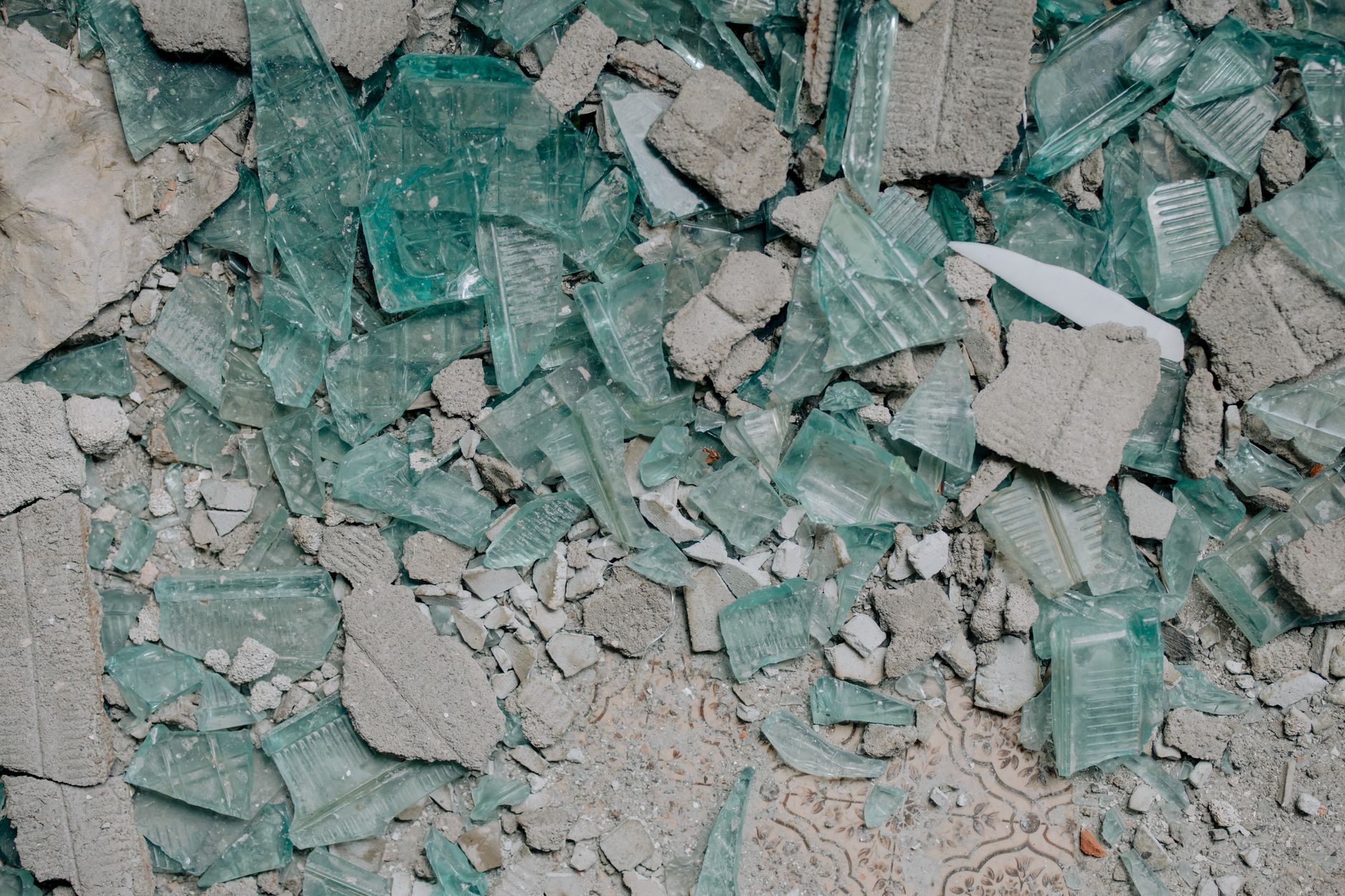 green and brown concrete blocks