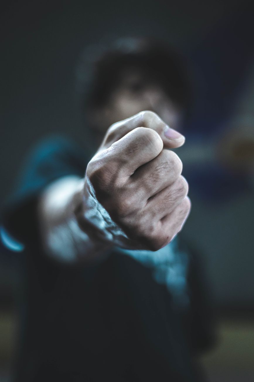 a close up shot of a person s hand