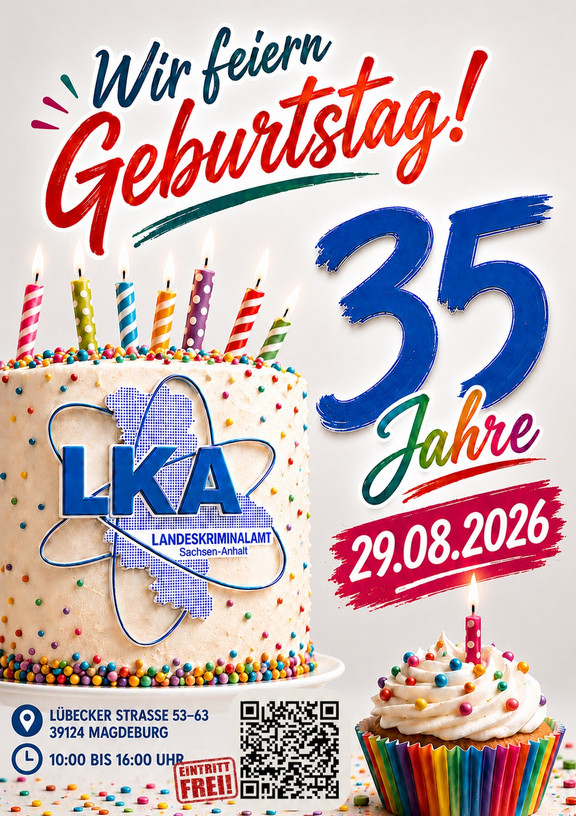 35 Jahre LKA Sachsen-Anhalt: Tag der offenen Tür